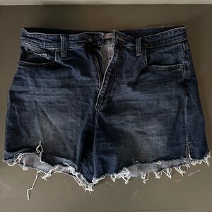 Joe's Jeans Size 32 Frayed Hem Denim Mid Rise Shorts